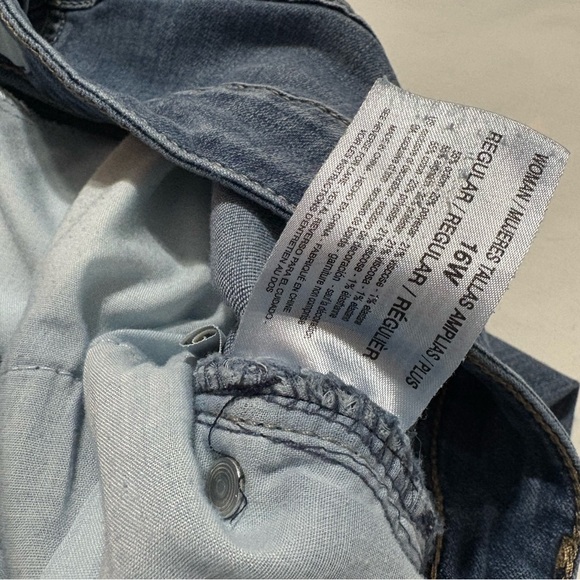 Vintage America Light Blue Straight Leg Jeans - Picture 5 of 5